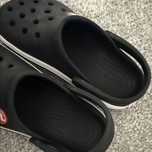 CROCS Kids Black and White Water Shoes - Picture 3 of 5